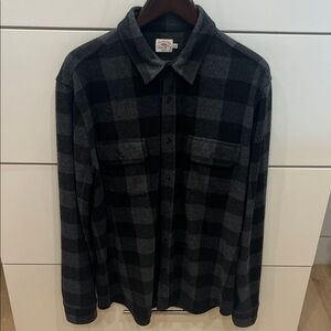 Faherty Black & Gray Plaid Button-Down Shirt